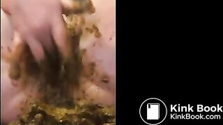 Stuffing Shit In Pussy