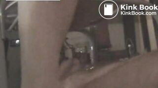 Slave Masturbation While Eating Shit