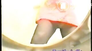 Airplane toilet webcam