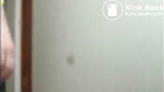 Blonde Girl Taking A Big Dump