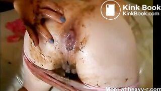 Shit Smearing Fisting Session