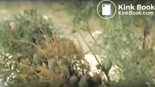 Girl Pooping On Ibiza Beach
