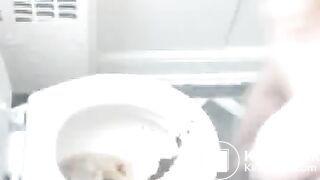 dirty toilet cleaner