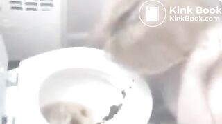 dirty toilet cleaner