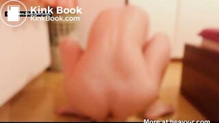 Scat Slut eating Shit From Dildo