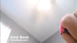 Pooping Her Pink Panties