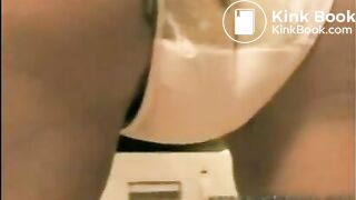sweet girls poops panty and like it