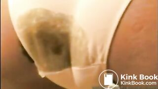 sweet girls poops panty and like it