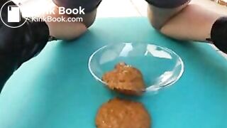 In a glass bowl