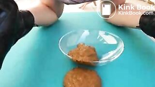 In a glass bowl