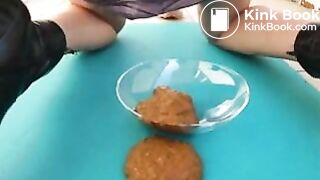 In a glass bowl