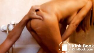 Constipated Girl Takes Big Shit On Wanker