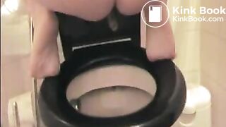 In the toilet