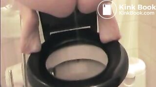 In the toilet