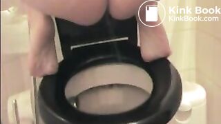 In the toilet