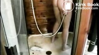 Girl Gives Herself Anal Enema In The Shower