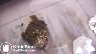 Tasting undigested noodles