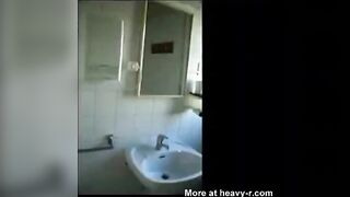Girl Taking A Dump In Sink