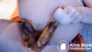 Shitty Anal Dildoing