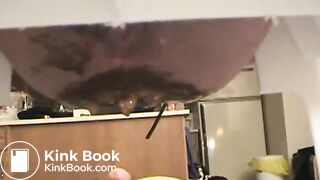 listen to Her moan as she feeds him from Her ass