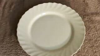 Amateur Milf Shitting On A Plate