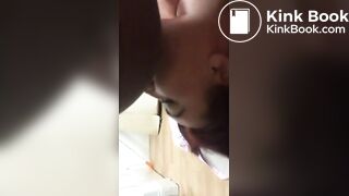 Scat rimjob swallowing from BBWendi