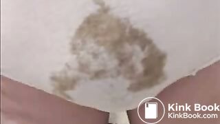 Long shit in panty