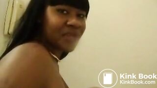 Nice black ass shitting