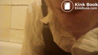 bathroom scat suck