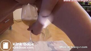 Dirty Scat Girl Drinks Piss And Eats Poop