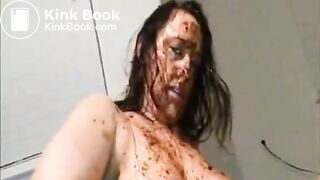 she plays with shit