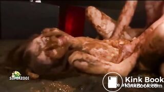 Shit Coverd Teen Fucked Against Her Will