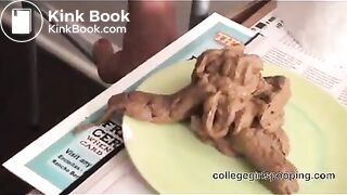 College girl Denver enjoys the look of her poop - Scat Video Collection