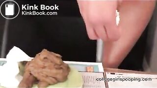 College girl Denver enjoys the look of her poop - Scat Video Collection