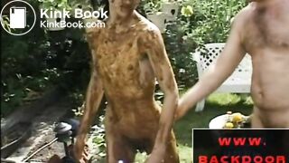 Skinny Scat Slut Covered In Shit