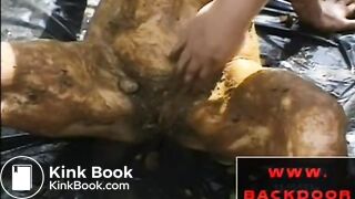 Skinny Scat Slut Covered In Shit