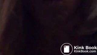 Blonde MILF eat her shit