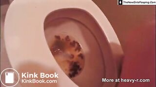 Skinny Girl Shitting