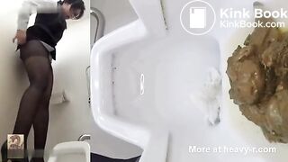 Constipated Girl Pooping