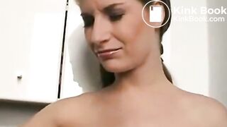 Brunette Poops in Pantyhose