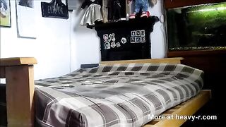 Cute young girl shitting