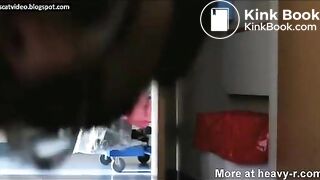 Teen Takes A Big Shit On Toilet