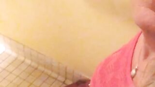 Blonde MILF eat her shit
