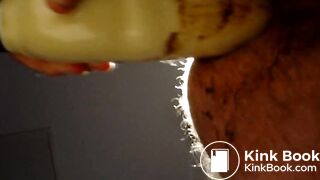 Arse fucking with dildo