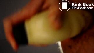 Arse fucking with dildo