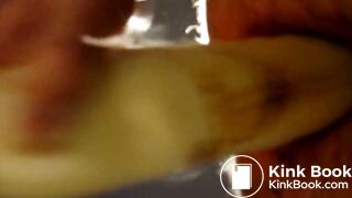 Arse fucking with dildo