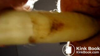 Arse fucking with dildo