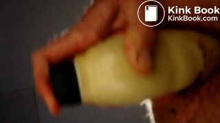 Arse fucking with dildo