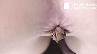 Aryn from CGP poops on a modified toilet