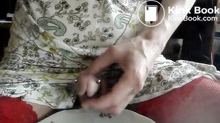 cum on scat
